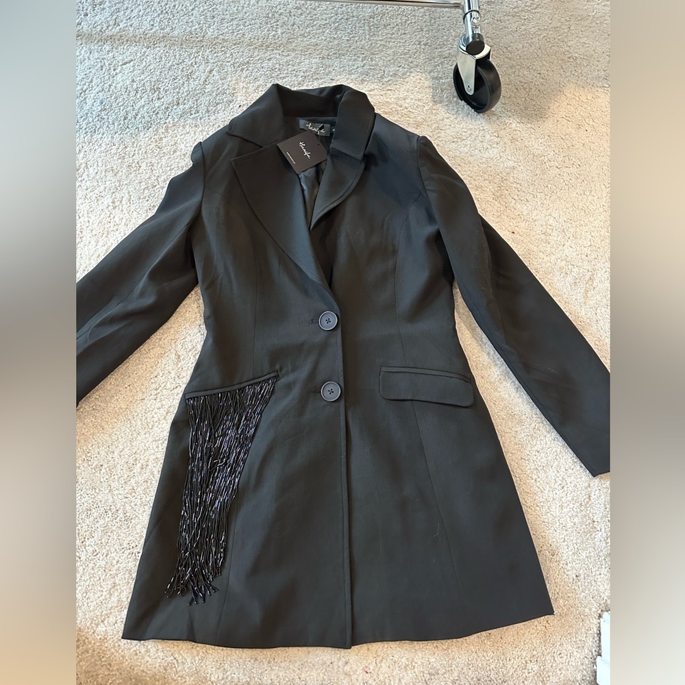 Hanifa Blazer Dress Black